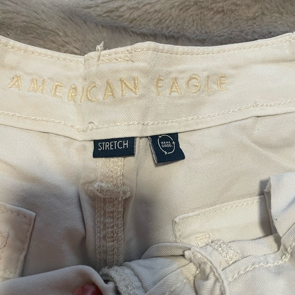 American Eagle, dreamy, drape, cargo pants stretch size 6 short - Picture 5 of 5